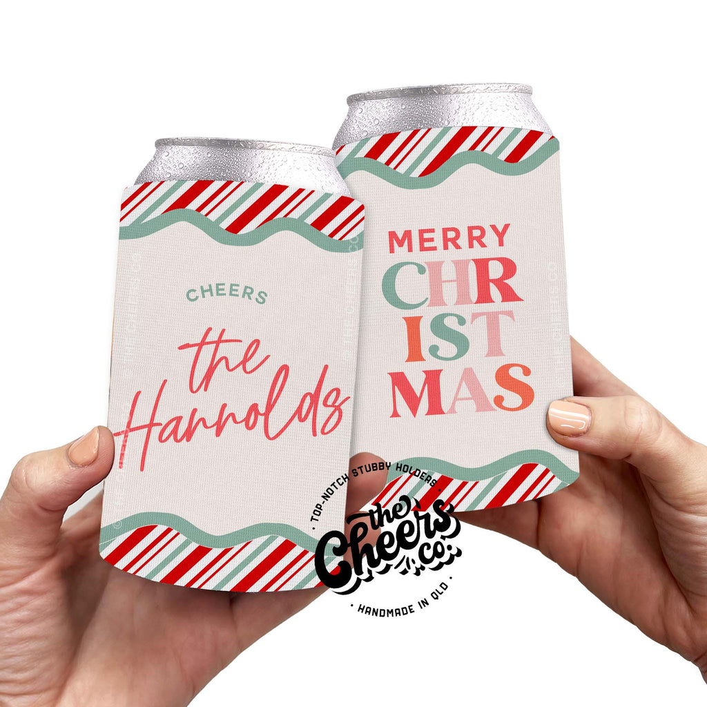 Christmas best sale stubby coolers