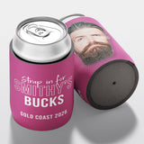 Personalised bucks party and bachelor party stubby holder, Legend design, The Cheers Co Australia
