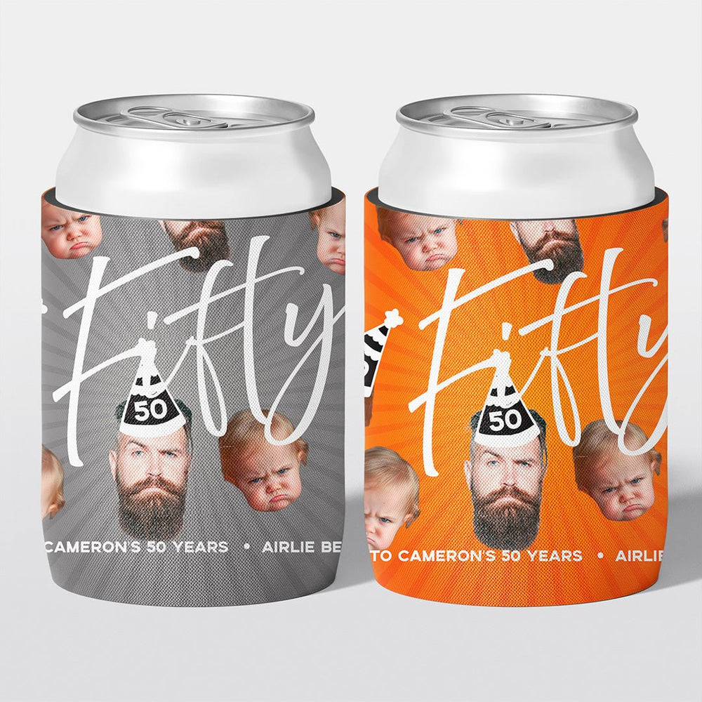 Party Hat Birthday Stubby Holders | Personalised - The Cheers Co.