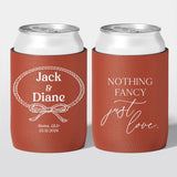Personalised wedding stubby holder, The Knot design, multiple colours, The Cheers Co Australia, Rustic & Boho, Country