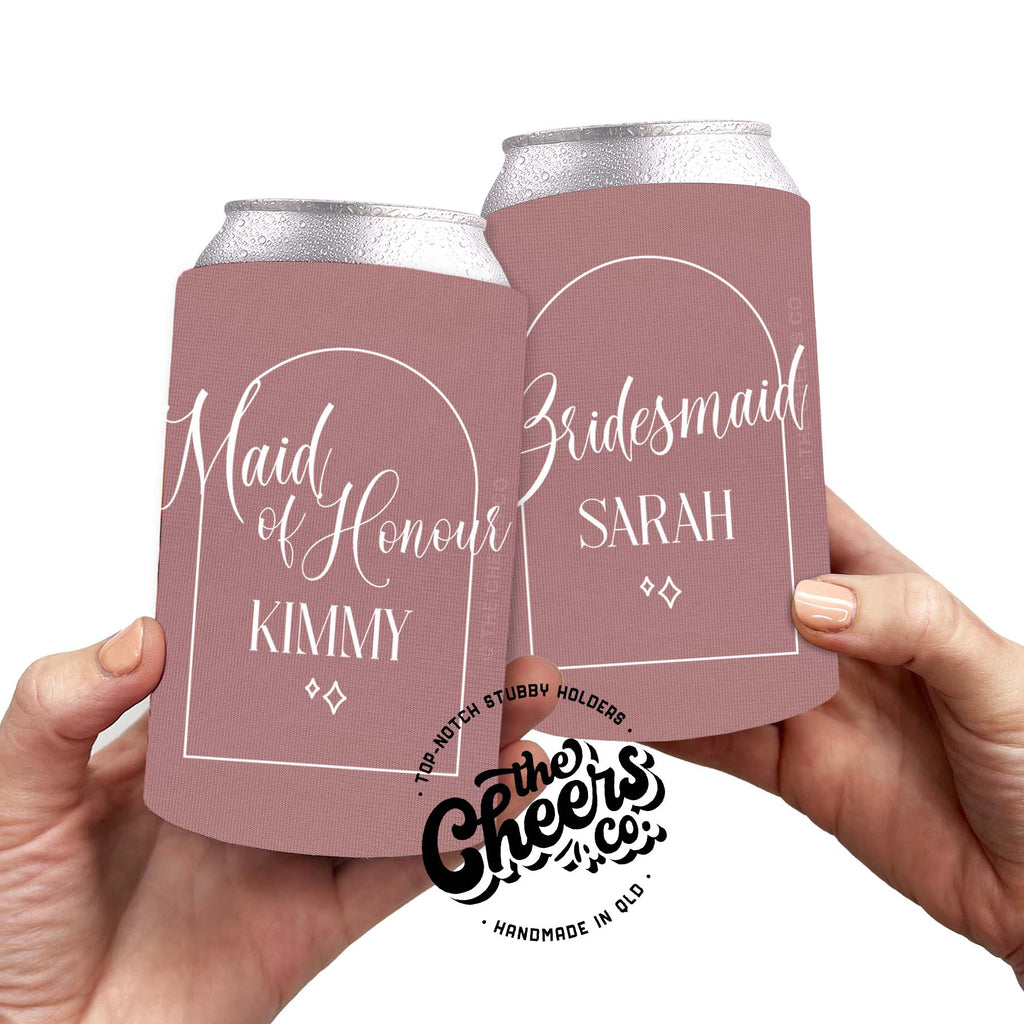 Personalized Tumbler Bridesmaid Proposal - Beer Can Cooler