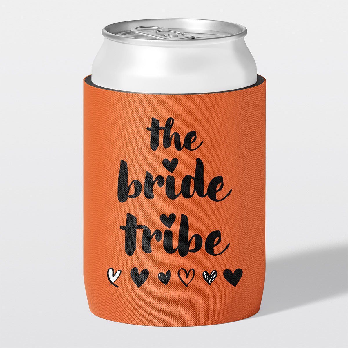 Personalised hens party stubby holder, Bride Tribe design, custom can cooler, The Cheers Co Australia, bachelorette