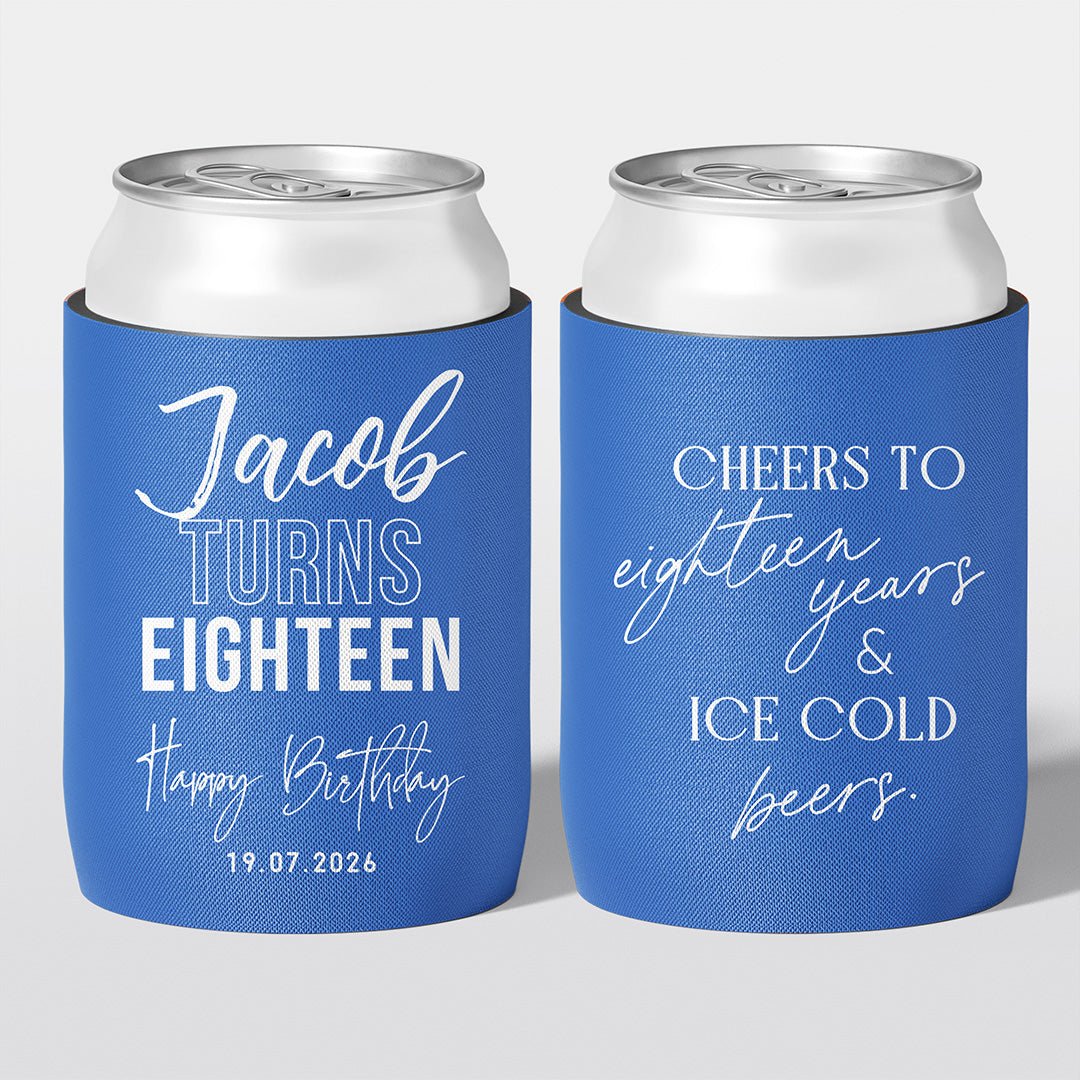 Cheers to Cold Beers Birthday Stubby Holders | Personalised - The Cheers Co.