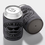 Personalised bucks party and bachelor party stubby holder, Groom Squad design, The Cheers Co Australia