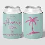 Personalised hens party stubby holder, Last Fling design, custom can cooler, The Cheers Co Australia, bachelorette