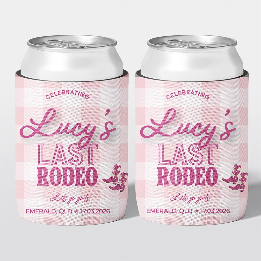 Last Rodeo - Hens Party Stubby Holders - The Cheers Co.