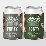 Mugshot Birthday Stubby Holders | Personalised - The Cheers Co.