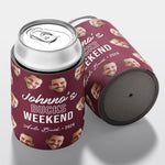 Personalised bucks party and bachelor party stubby holder, Mugshot design, The Cheers Co Australia