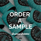 Order a Sample - Business Stubby Holders - The Cheers Co.