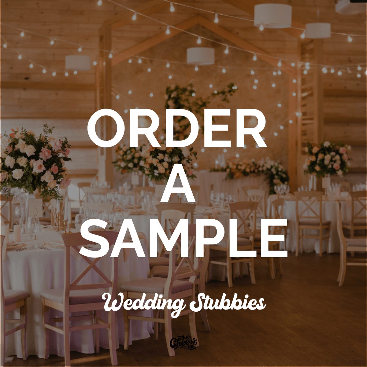 Order a Sample - Wedding Stubby Holders - The Cheers Co.