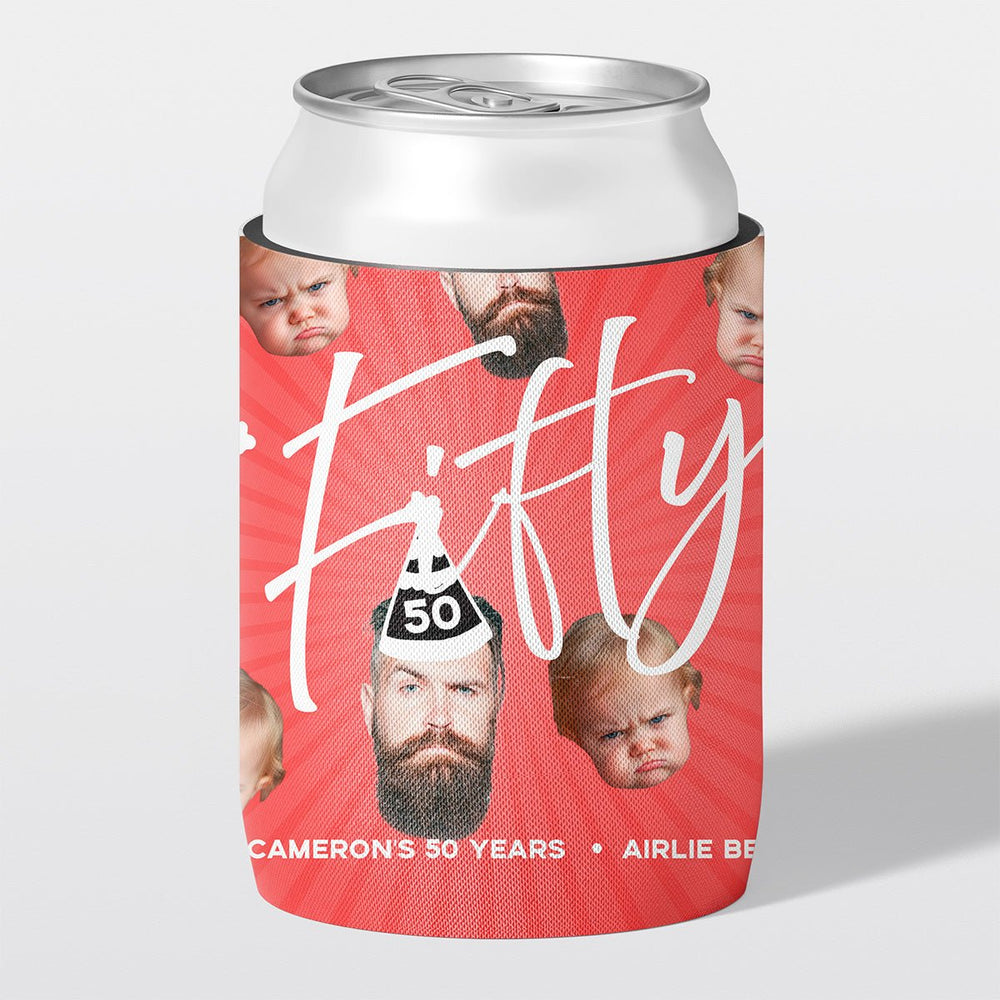 Party Hat Birthday Stubby Holders | Personalised - The Cheers Co.