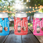 Party Hat Birthday Stubby Holders | Personalised - The Cheers Co.