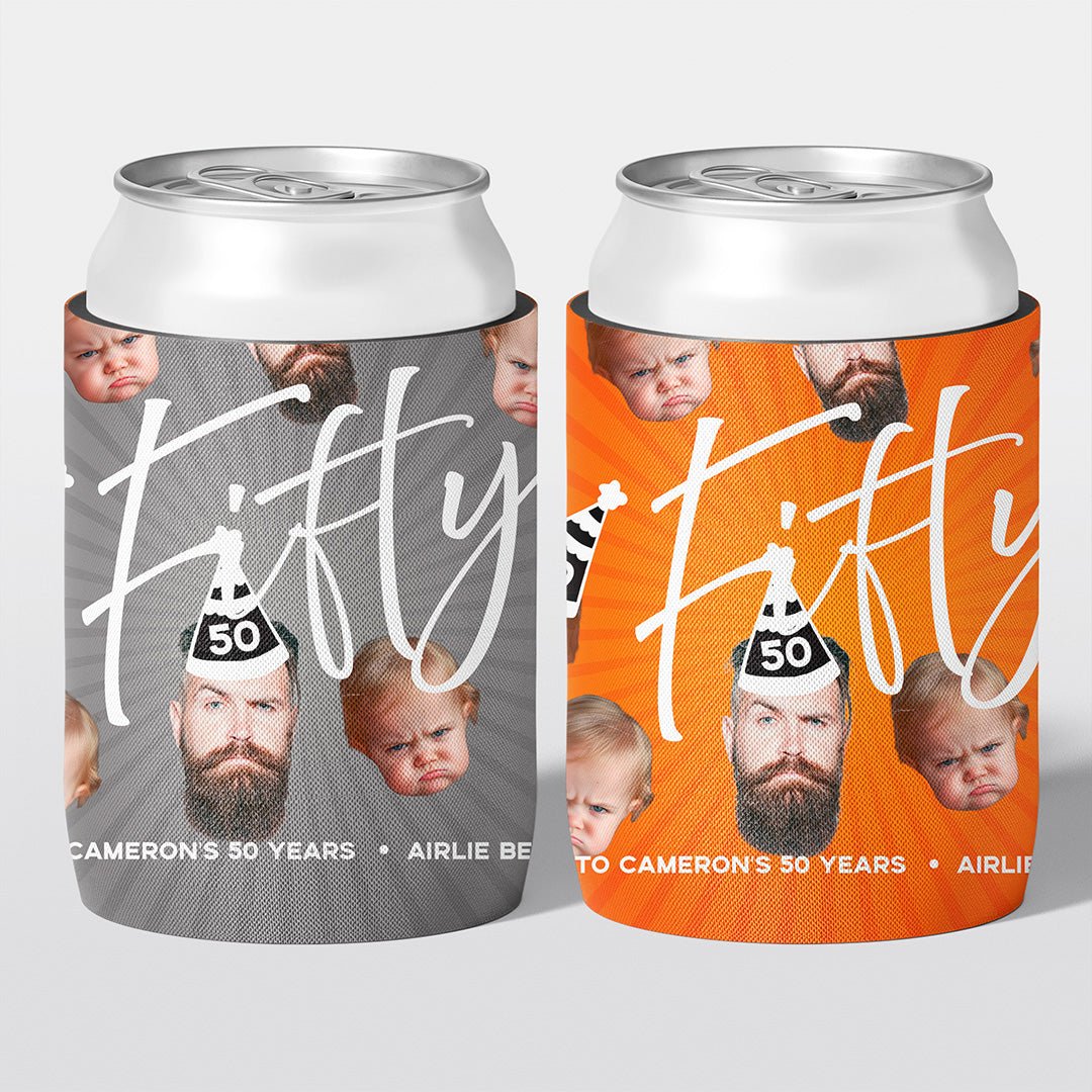 Party Hat Birthday Stubby Holders | Personalised - The Cheers Co.