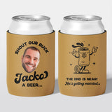 Personalised bucks party and bachelor party stubby holder, Shout Out design, The Cheers Co Australia