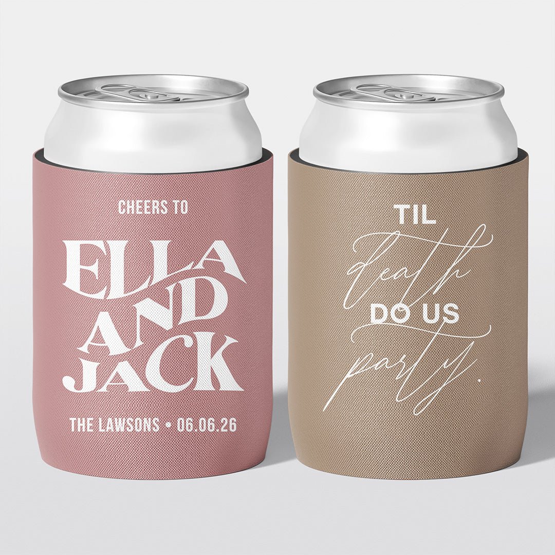 Wedding Stubby Holders — The Block - The Cheers Co.