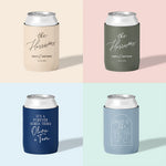 Personalised wedding stubby holder, The Grand design, multiple colours, The Cheers Co Australia