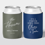 Personalised wedding stubby holder, The Grand design, multiple colours, The Cheers Co Australia