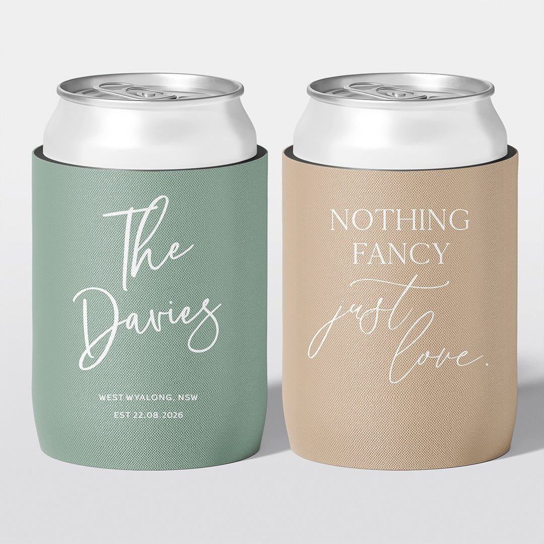 Wedding Stubby Holders — The Surname - The Cheers Co.