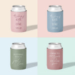Wedding stubby holder, The Wedding design, assorted colours, The Cheers Co
